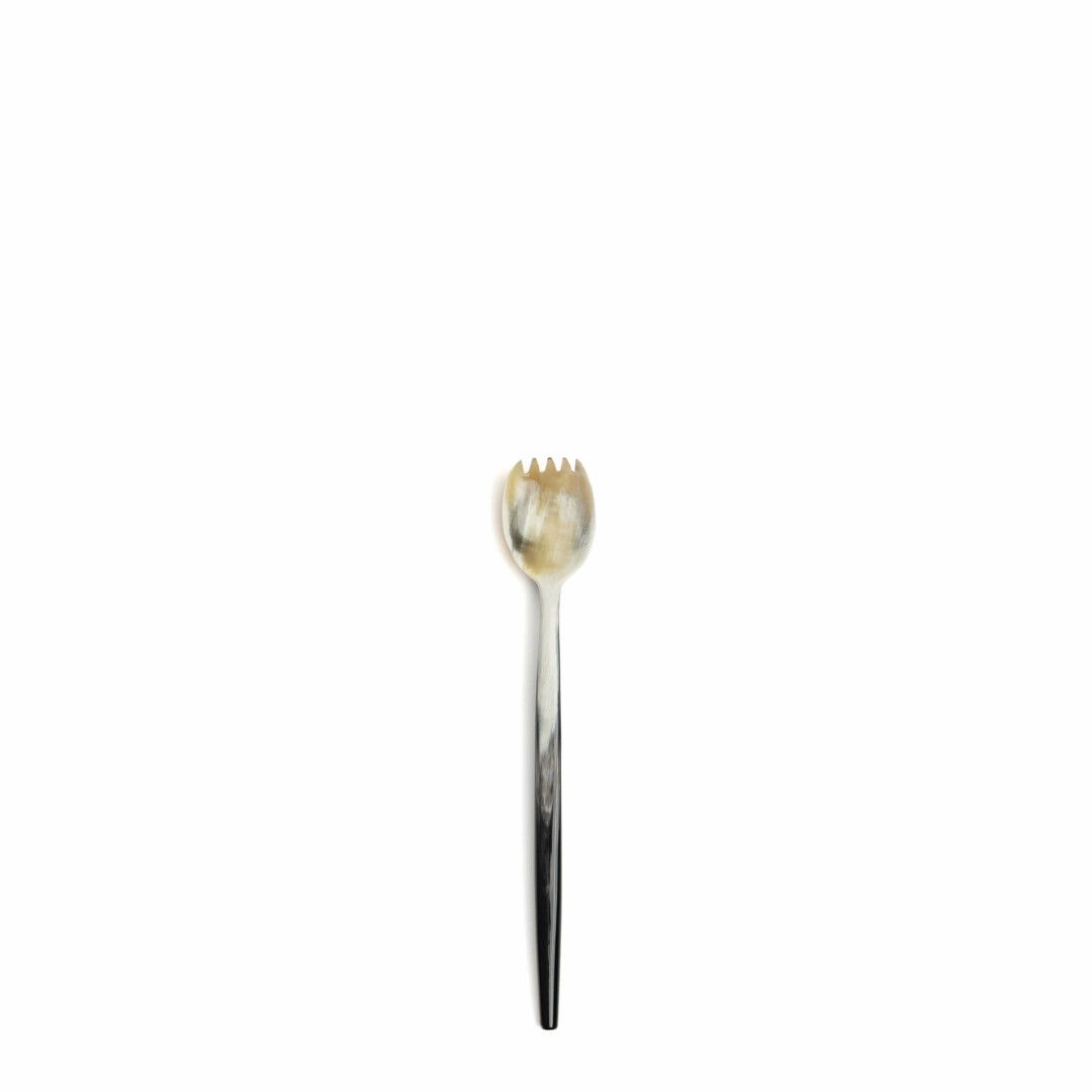 CUTIPOL Goa Specials - Oyster spoon marble black horn