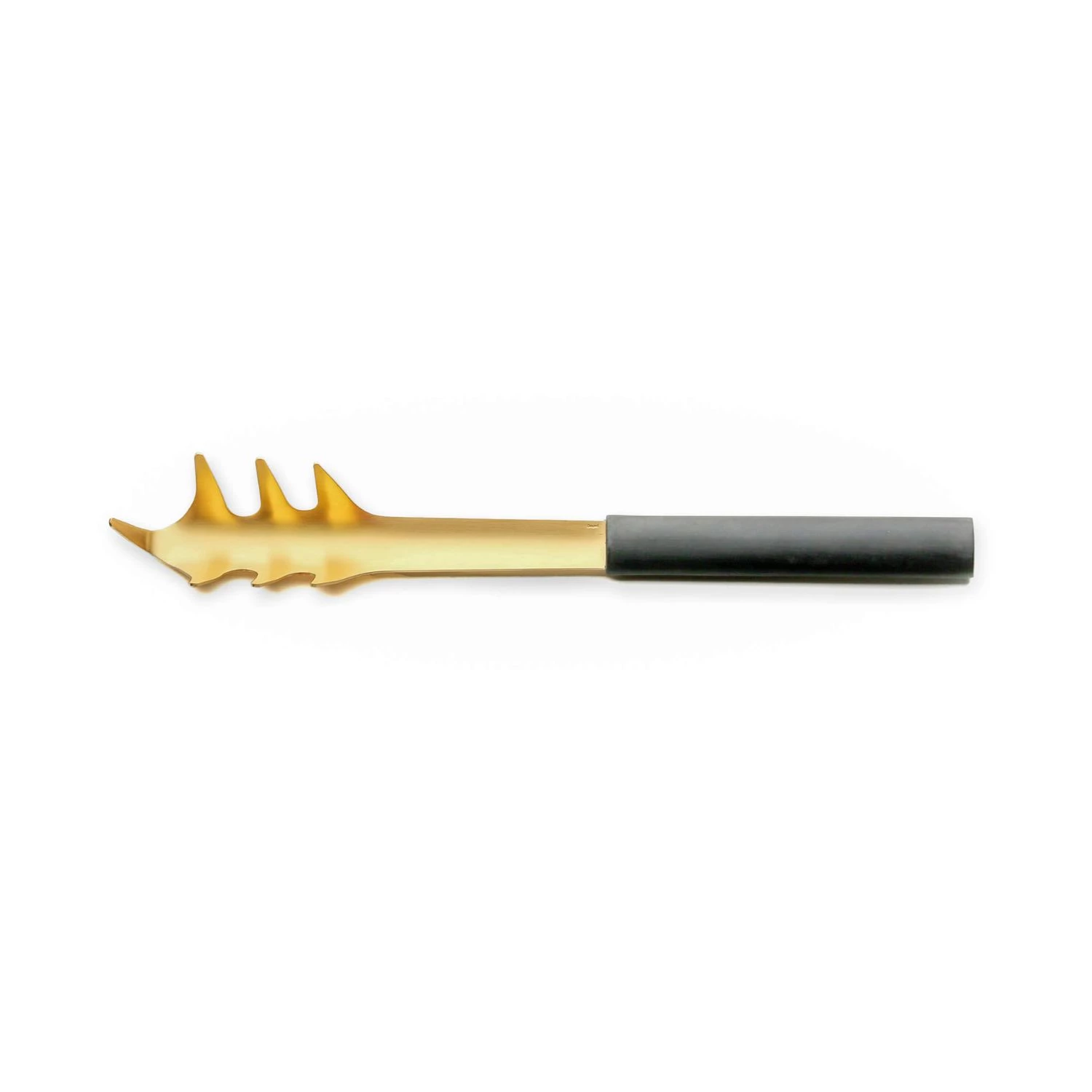 CUTIPOL Gourmet - Garfo de servir massa dourado #2