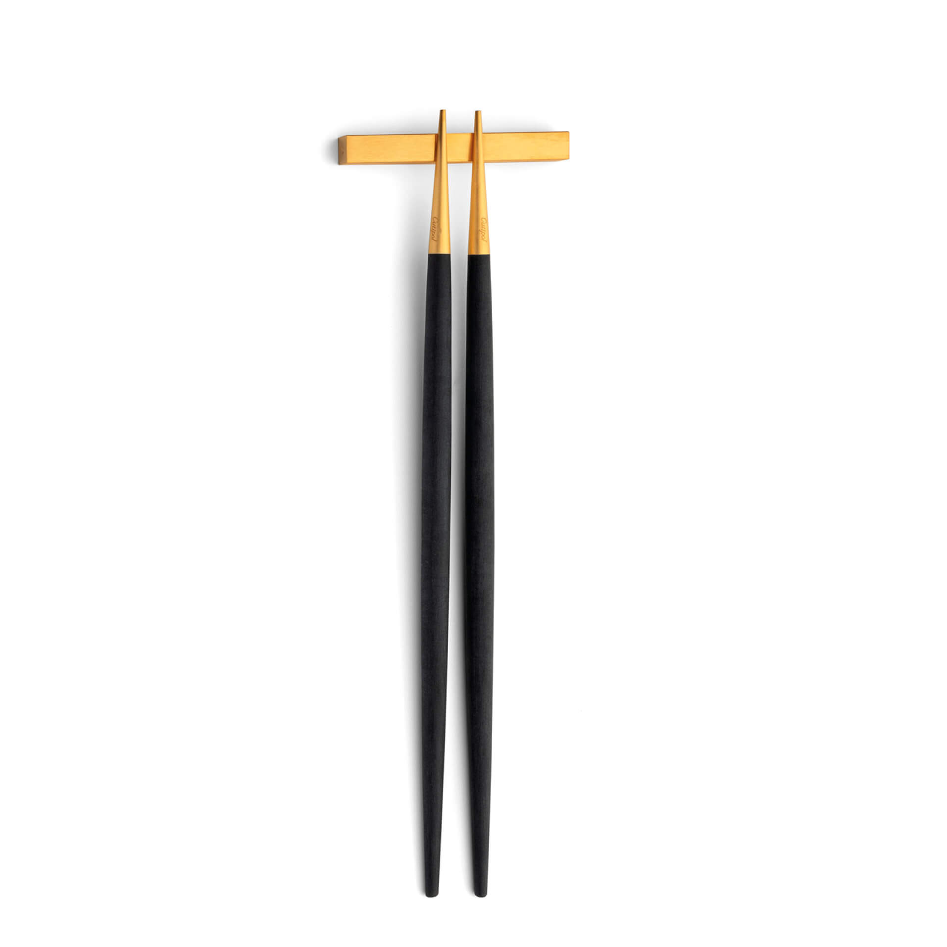 Cutipol Goa Gold chopstick set and support