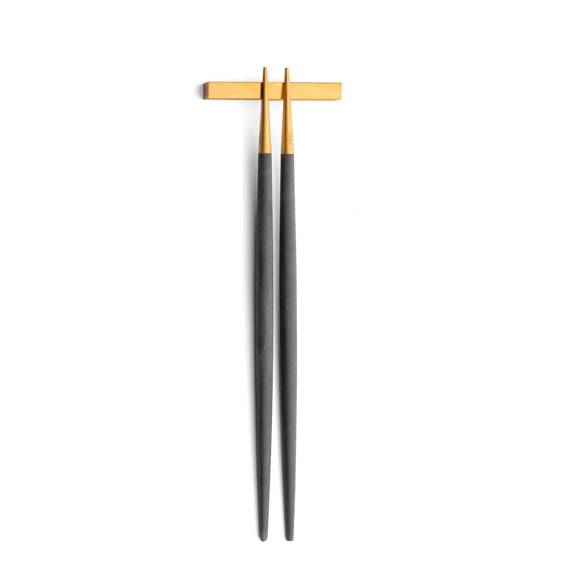 Cutipol Goa Grey Gold chopstick set and support