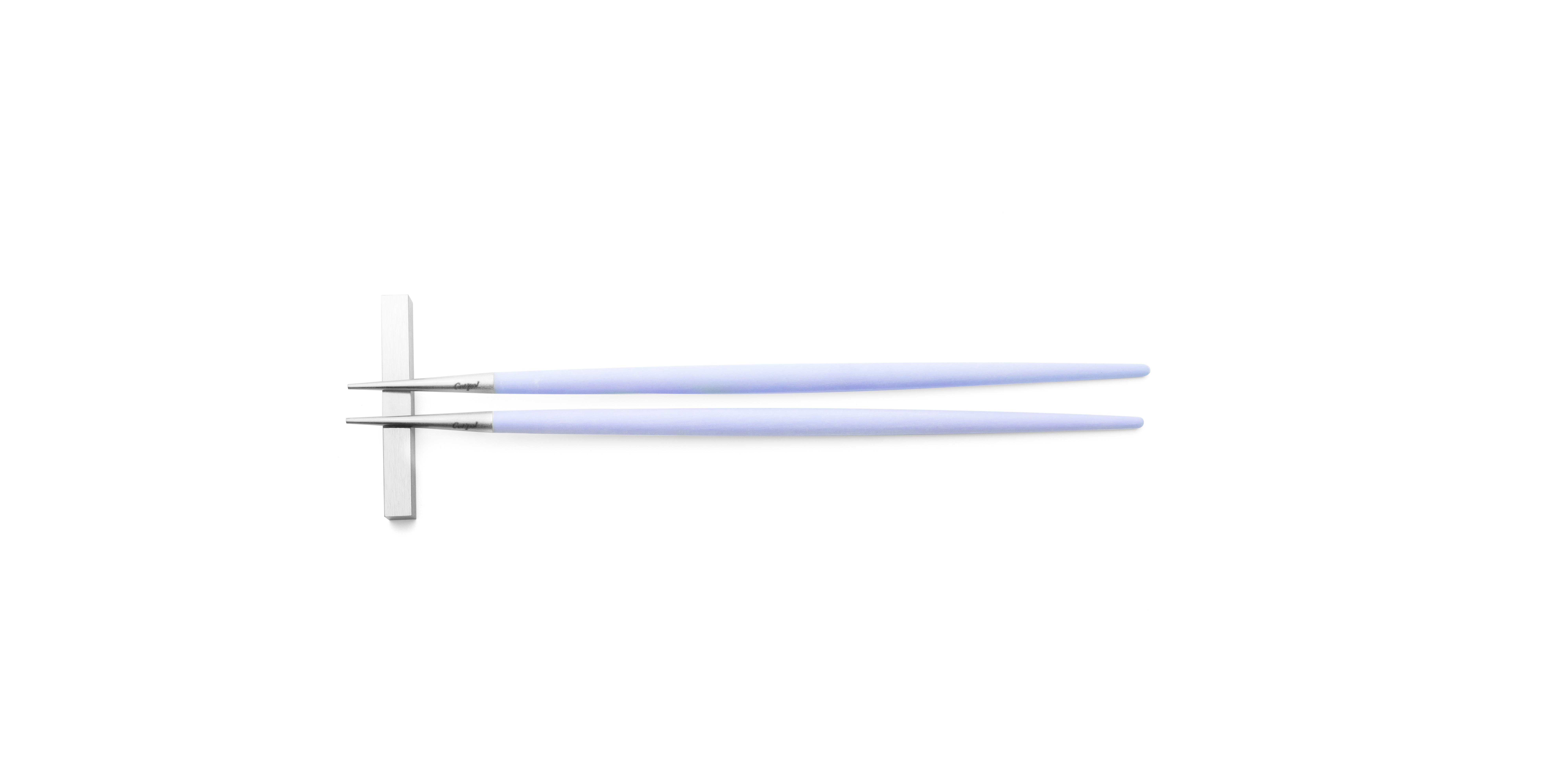 Cutipol Goa Violet chopstick set and support