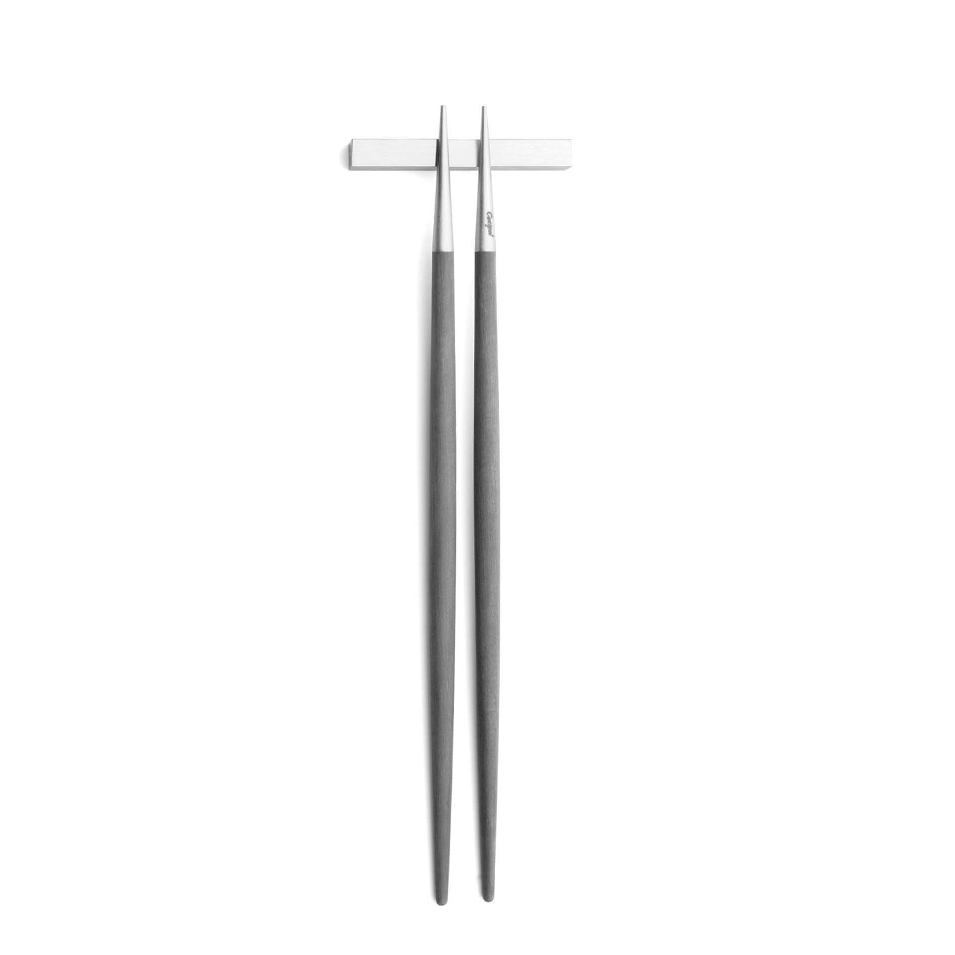 Chopsticks Cutipol Goa Grey preto com suporte