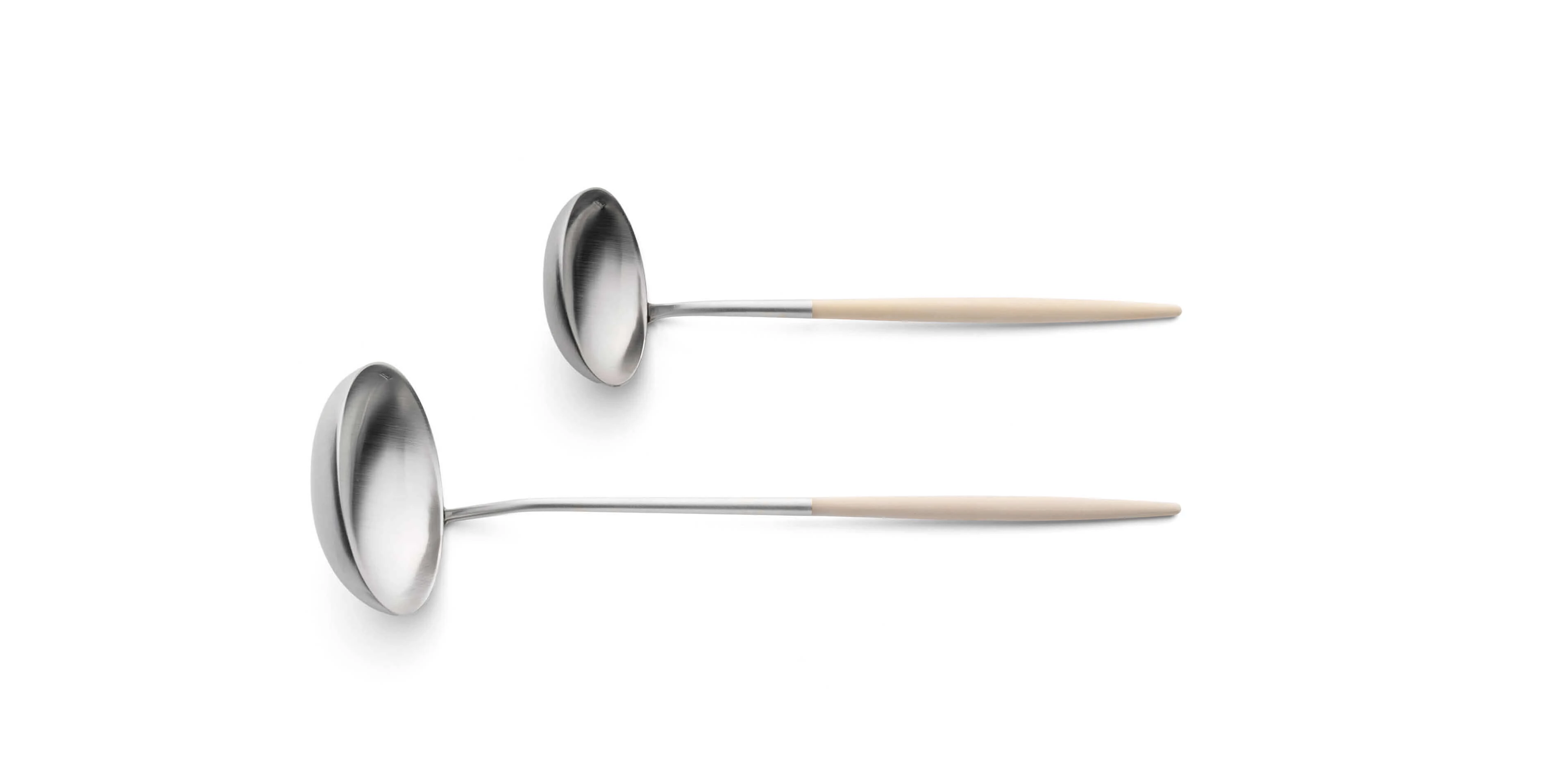 Cutipol Goa Ivory with soup ladle and sauce ladle