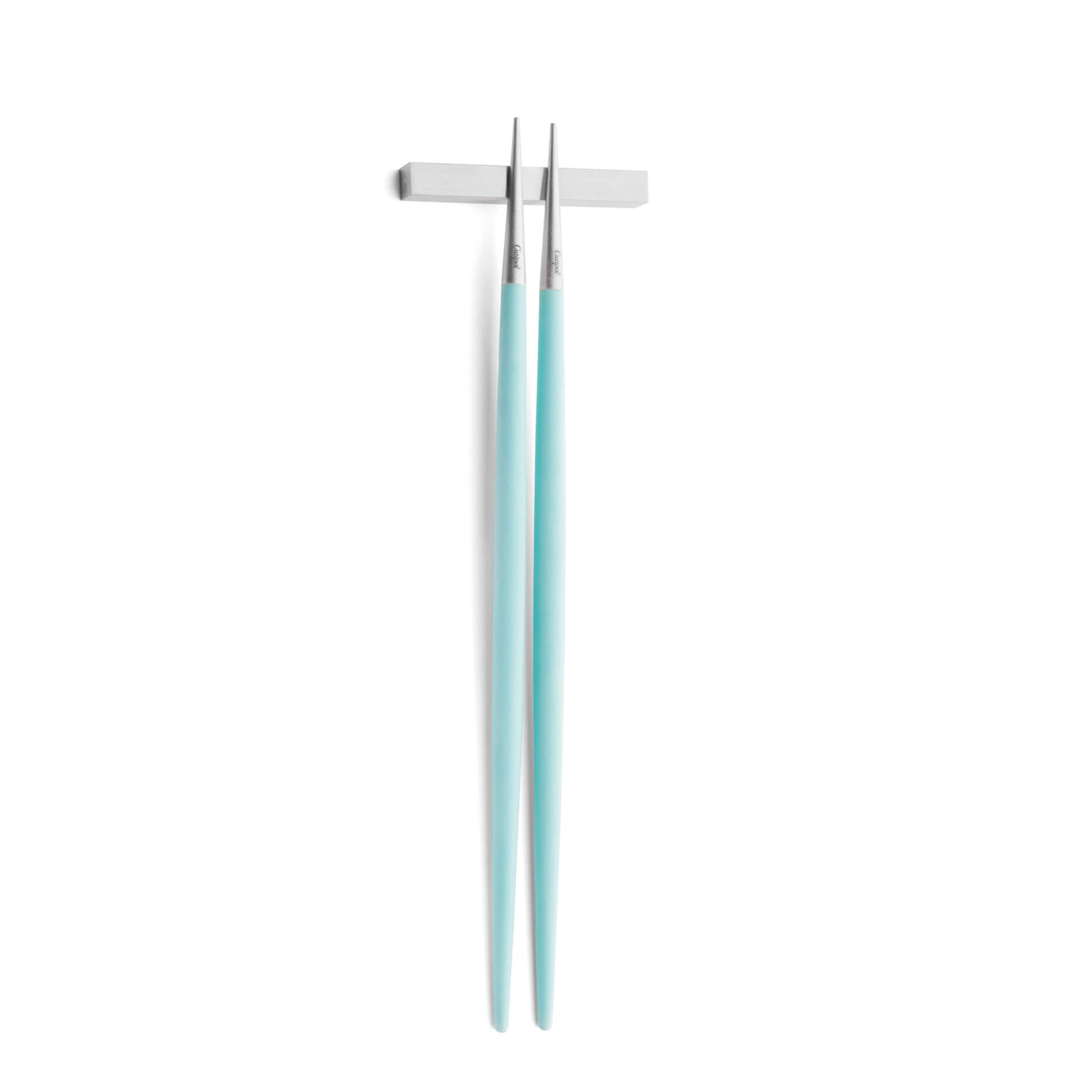 Cutipol Goa Turquoise chopstick set and support