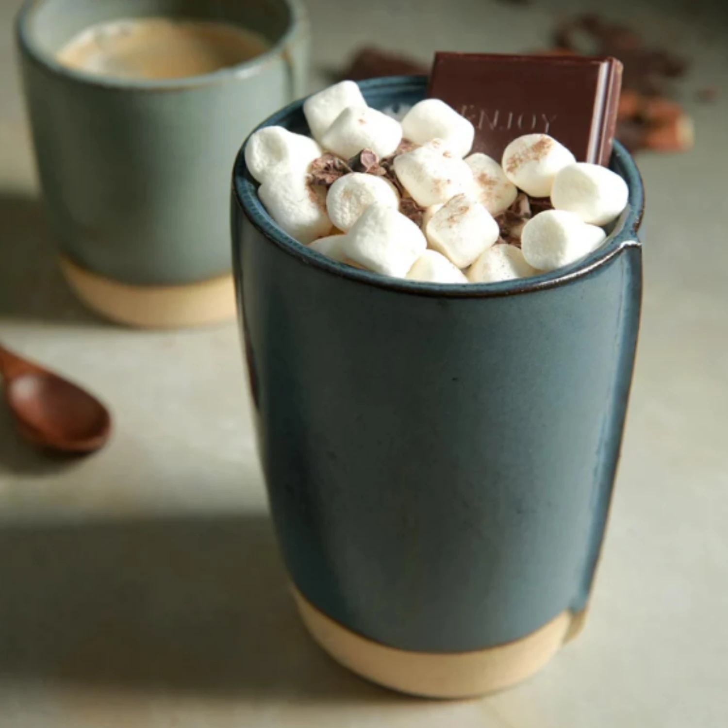 ASA Verana - Copo de capuccino azul #2