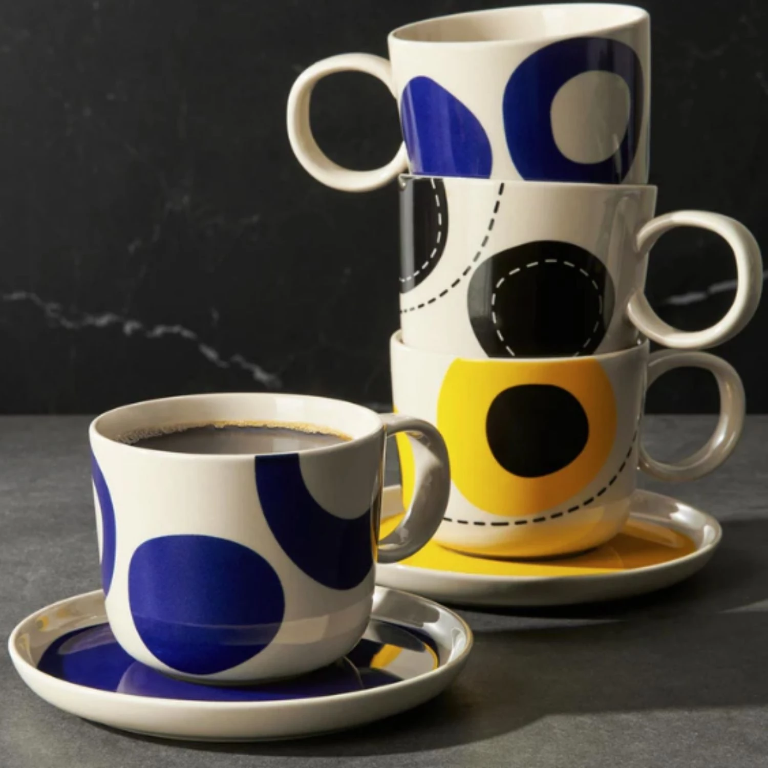 ASA Variété Du Soleil - Coffee cup with saucer Salto #3
