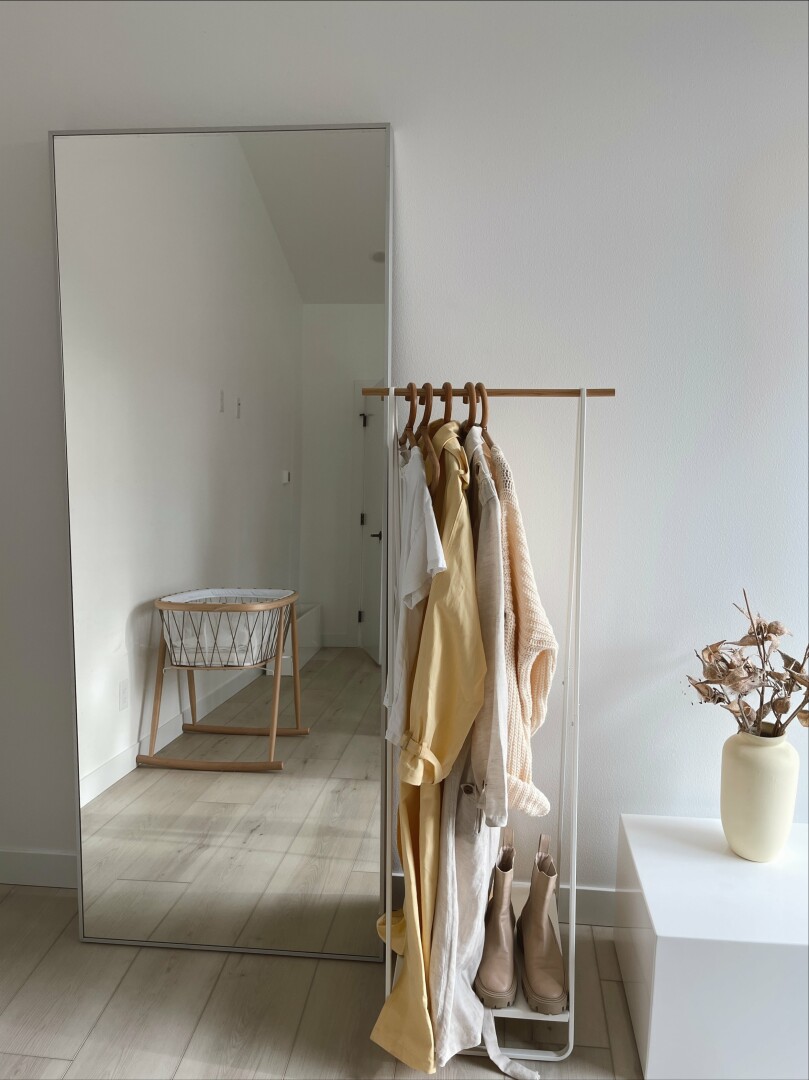 Cutipol x YAMAZAKI Tower Coat Rack with Shelf (55