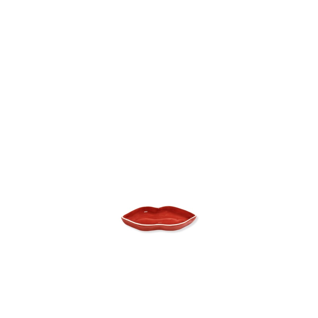 SERAX Les Objets Mouleversants - Red lip serving plate S #1