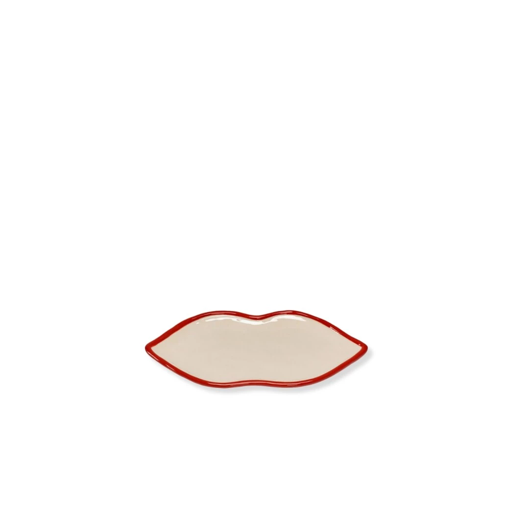SERAX Les Objets Mouleversants - Red lip serving plate L #1