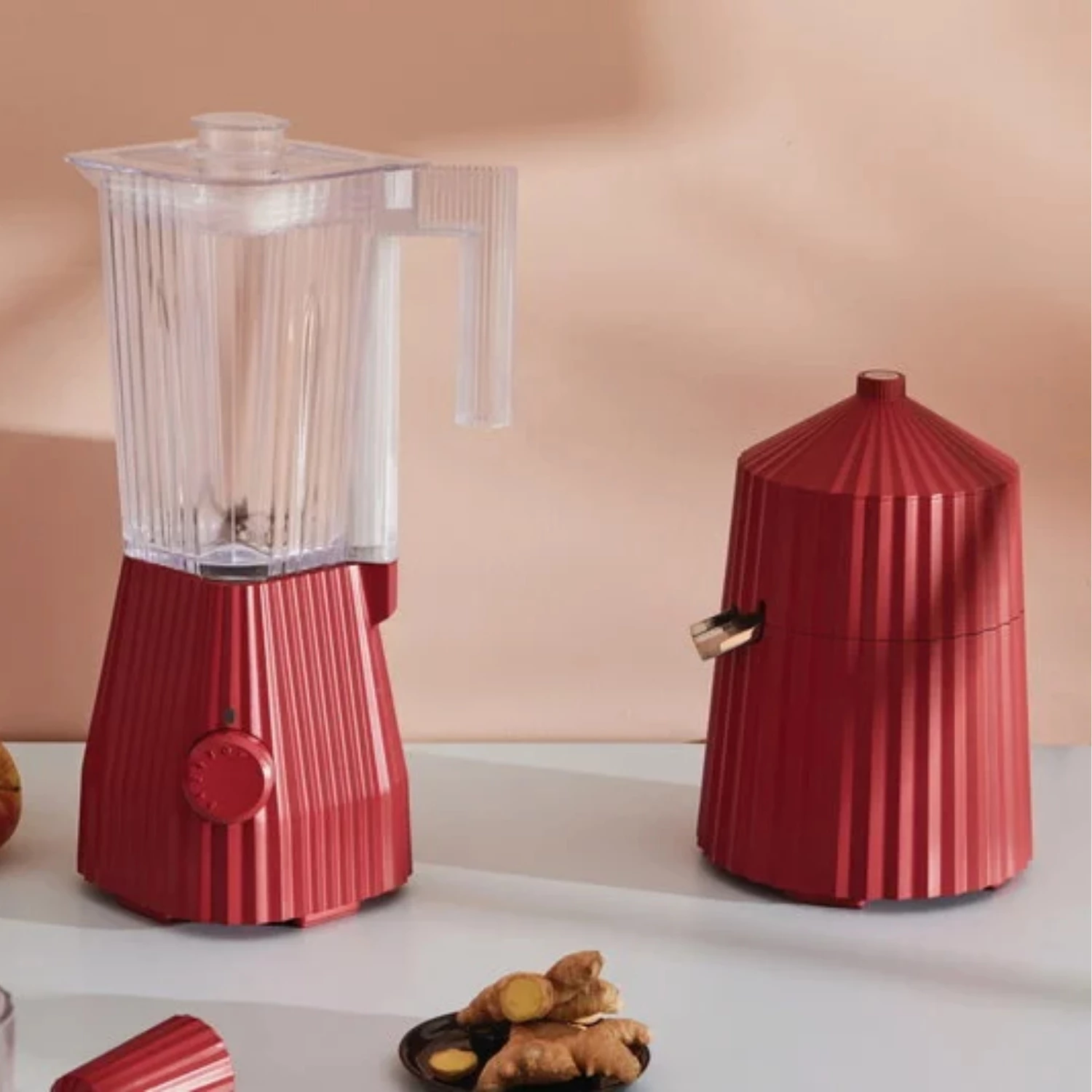 ALESSI Plissé - Espremedor de citrinos elétrico vermelho #3