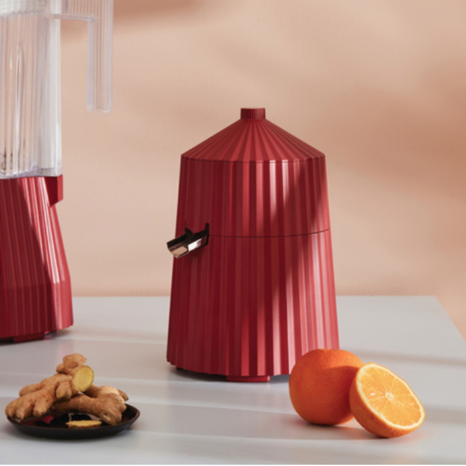ALESSI Plissé - Electric citrus-squeezer red #4