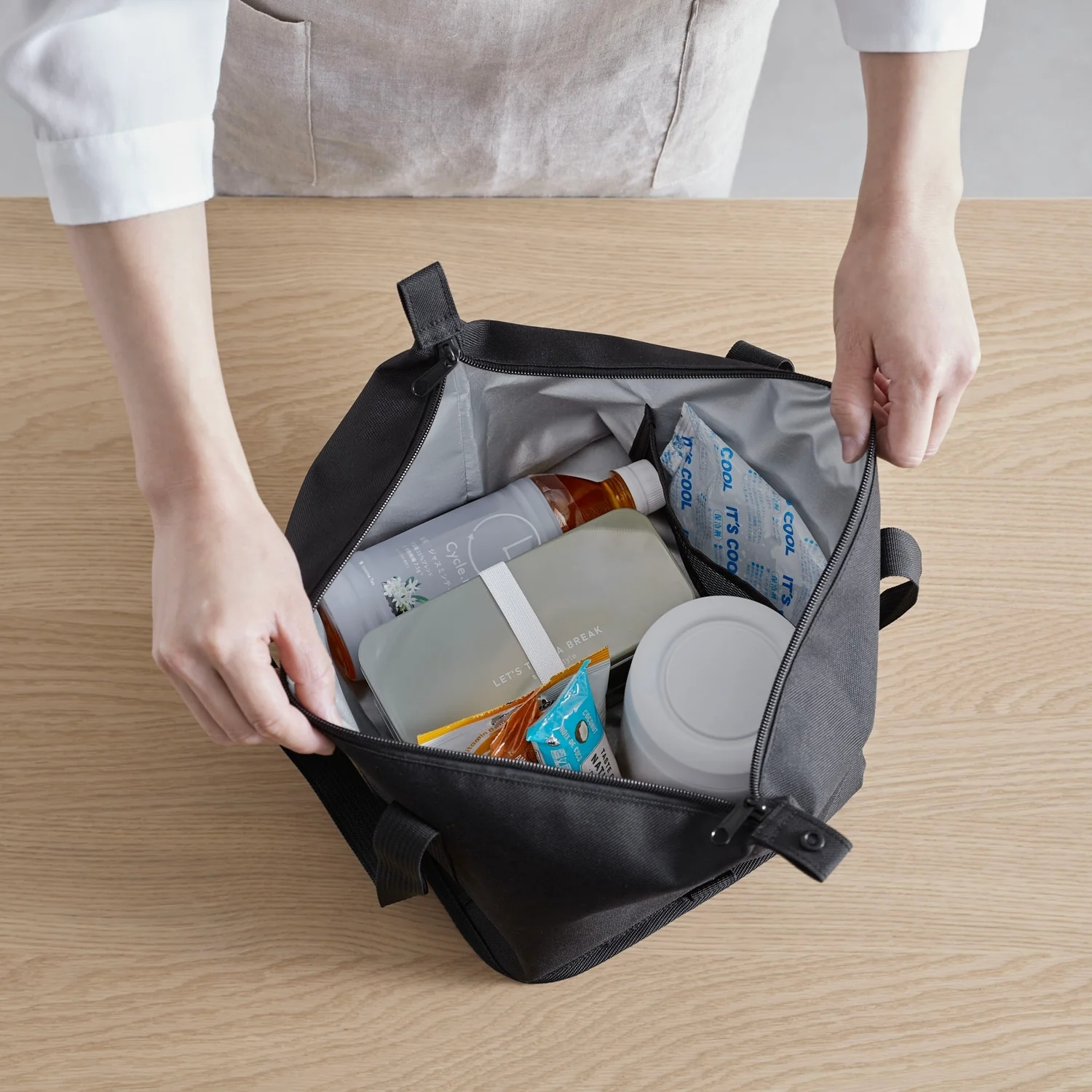 YAMAZAKI Tower - Saco térmico picnic preto #3