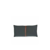 LIBECO Jasper - Capa de almofada cinzenta retangular