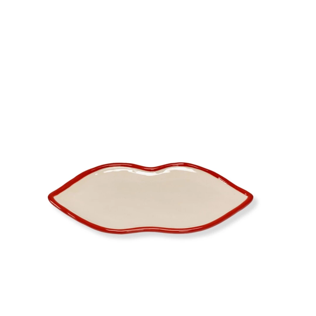 SERAX Les Objets Mouleversants - Prato de servir lábio vermelho L #1