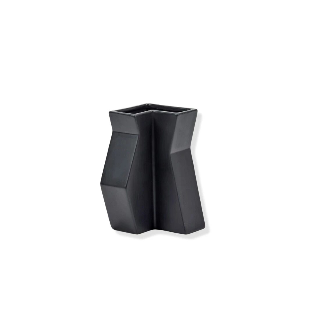 SERAX Sculptural Confluence - Vase º3 black #1