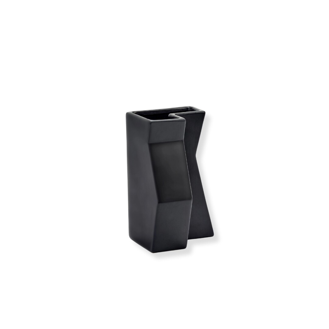 SERAX Sculptural Confluence - Vaso º3 preto #2