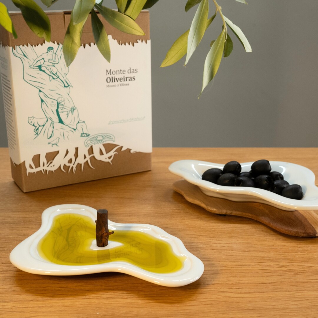 LABORATÓRIO D'ESTÓRIAS Monte das Oliveiras  - Olive oil dipping plate, bowl and serving tray #3