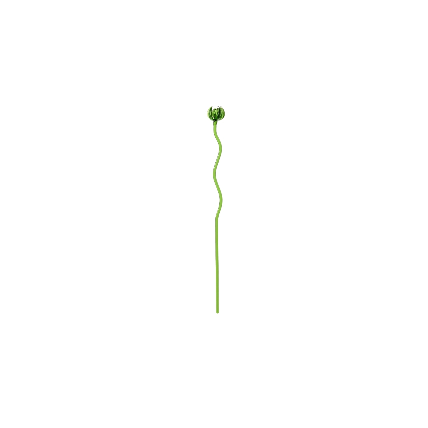 SERAX Josephine - Flor papoila de vidro verde #1