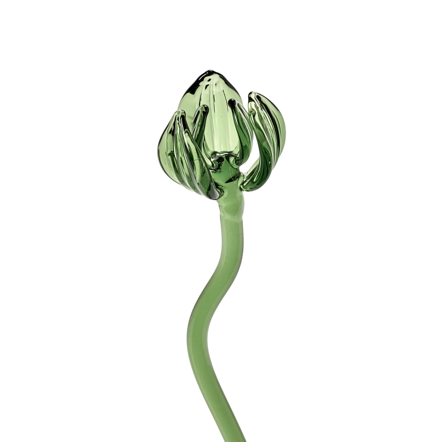 SERAX Josephine - Flor papoila de vidro verde #2
