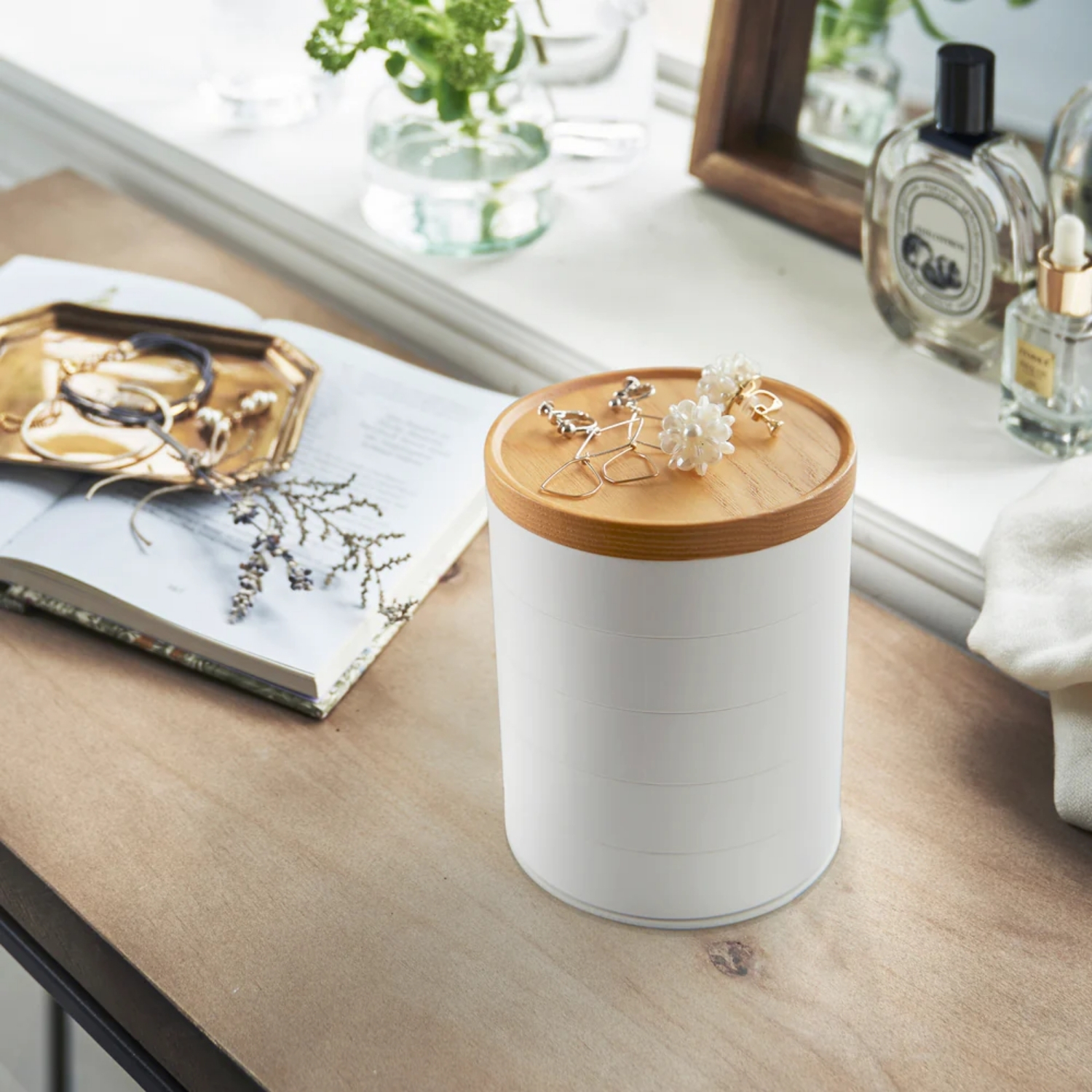YAMAZAKI Tosca - Jewellery box white #3