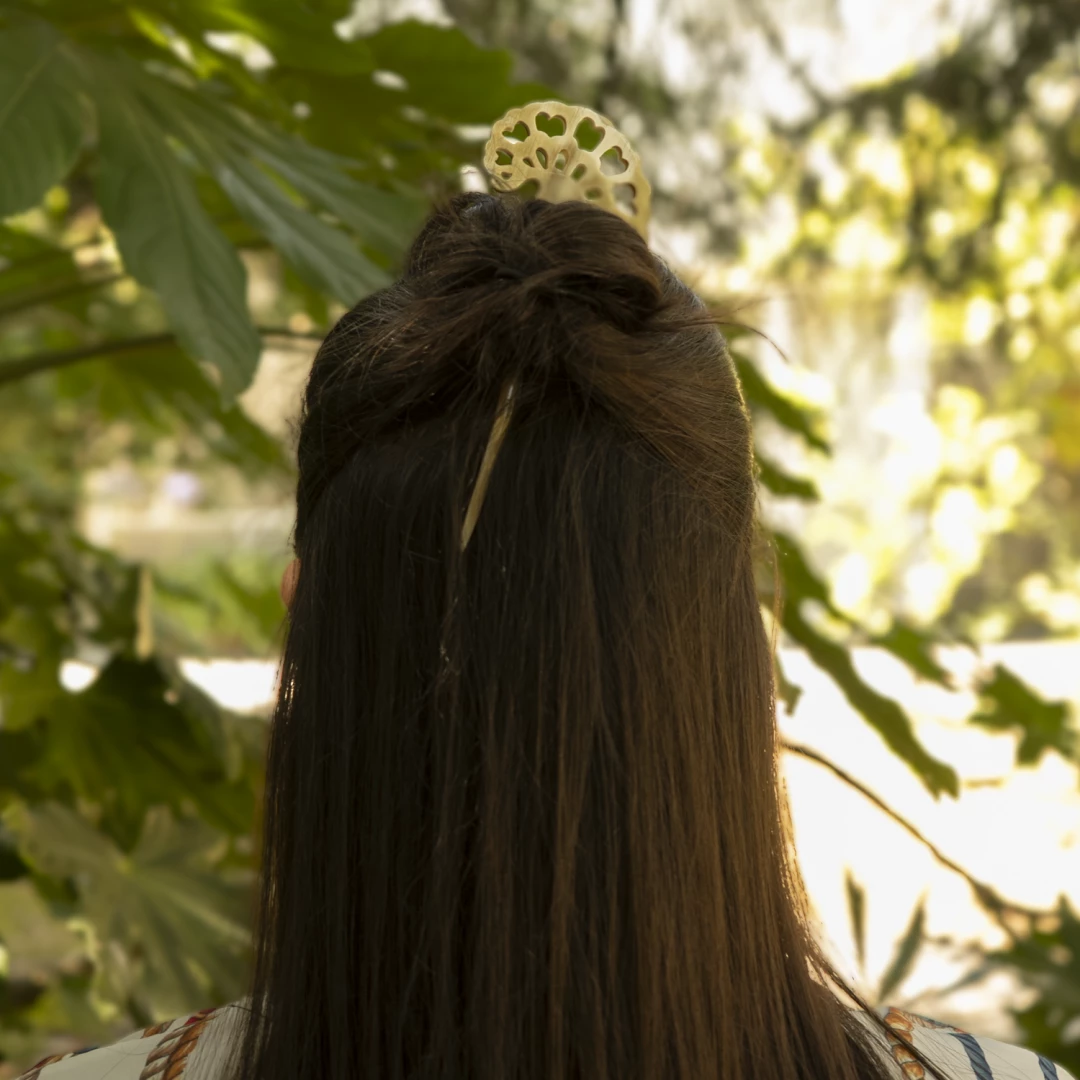 LOCALCRAFT - Gancho de cabelo pavão #2