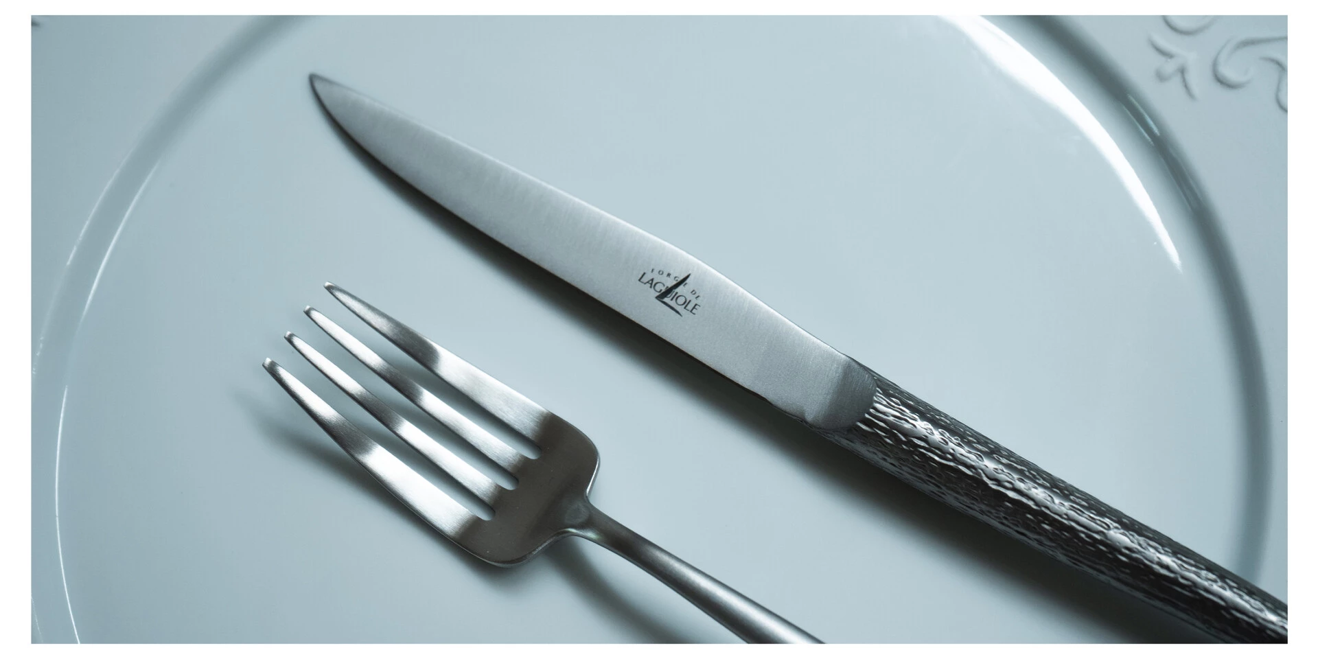 FORGE DE LAGUIOLE Signature - Conjunto de 6 facas monobloco Philippe Starck acetinado #4