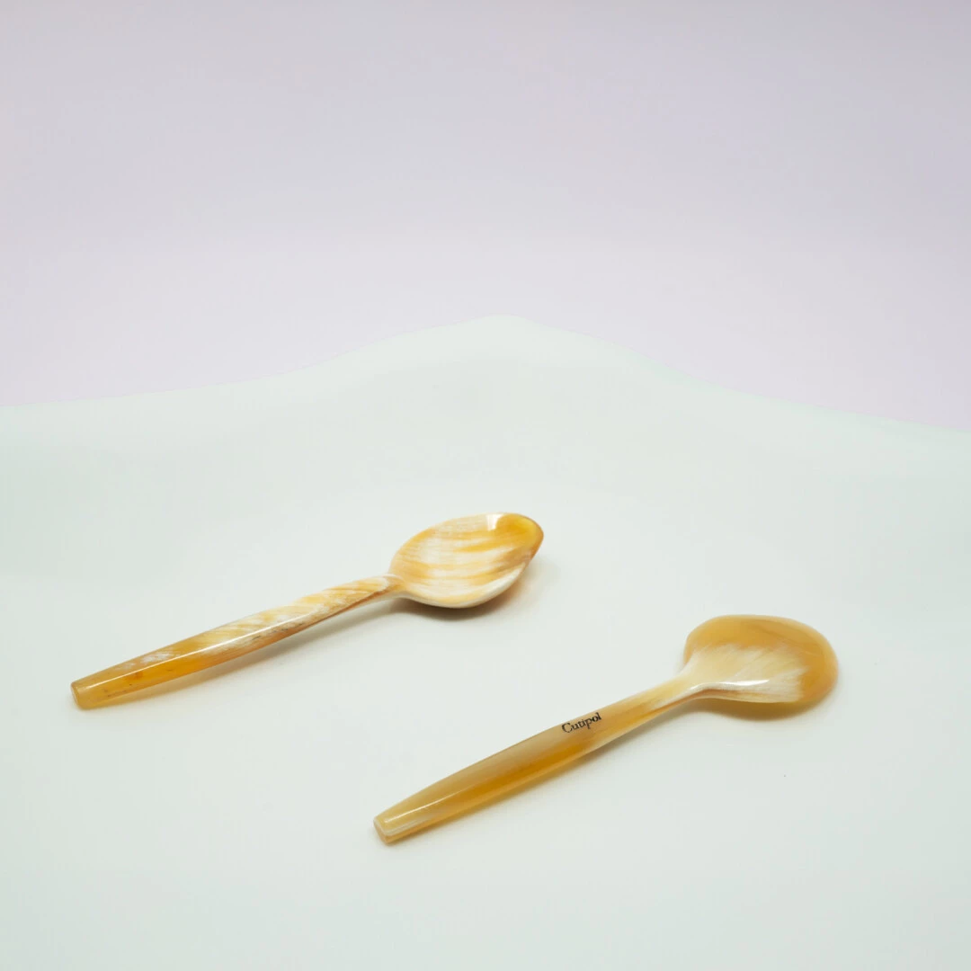 CUTIPOL Goa Specials - Colher de caviar branco mármore #2
