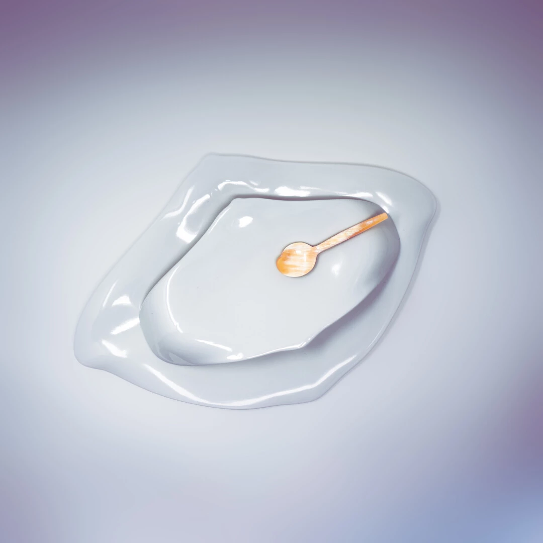 CUTIPOL Goa Specials - Colher de caviar branco mármore #4