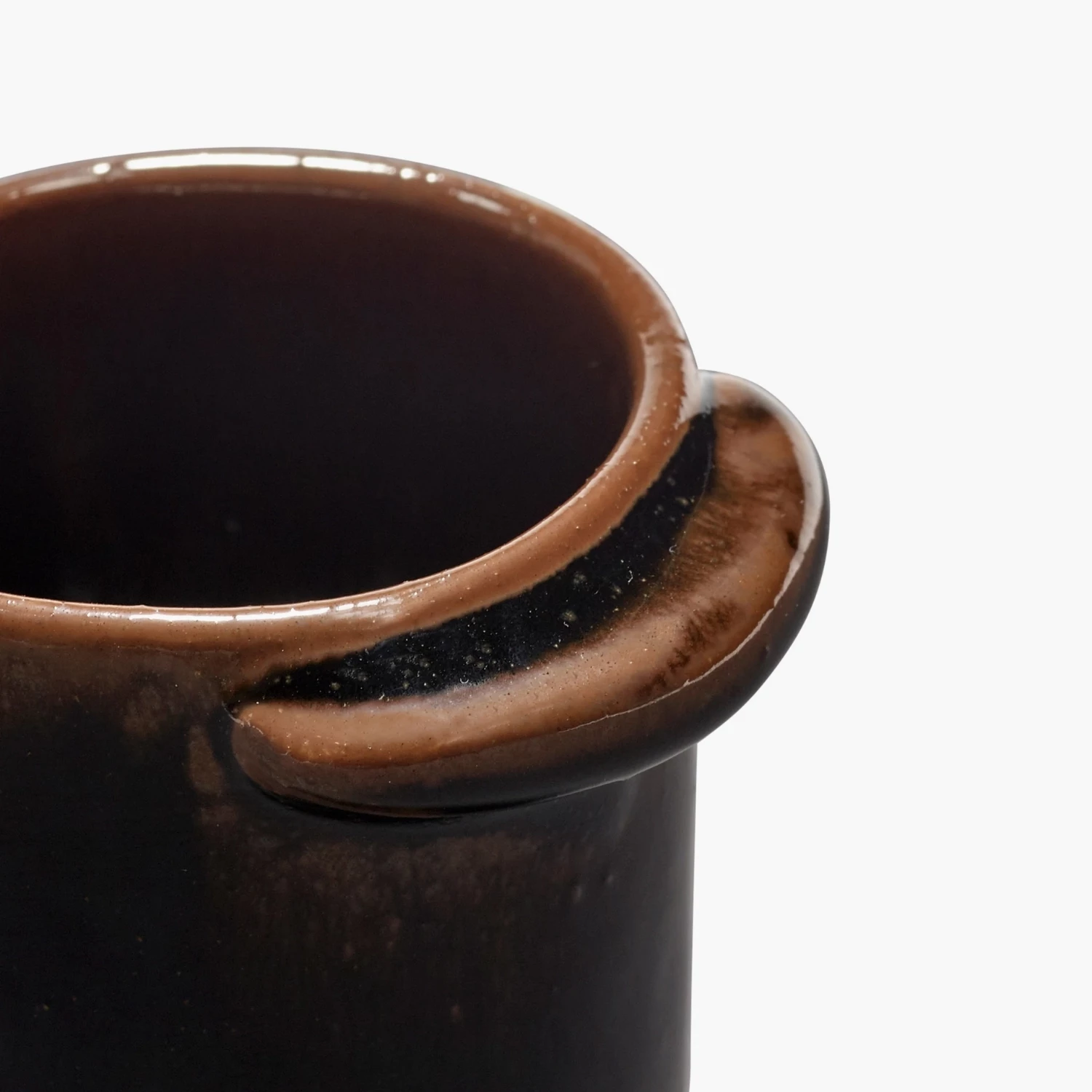 SERAX Out of Lines - Espresso cup brown #2