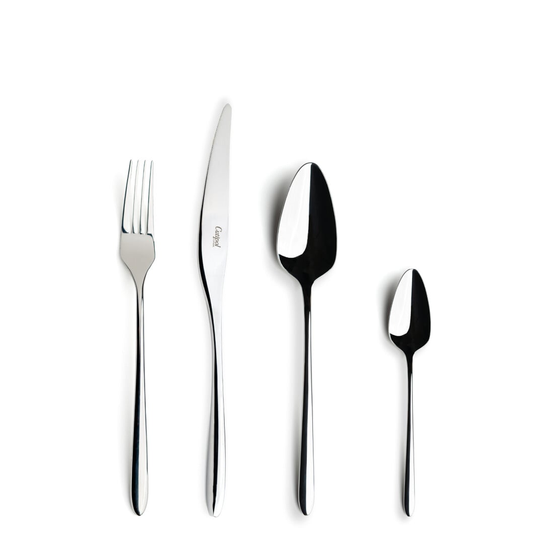 Cutipol Cutlery AM Aires Mateus Polished with dessert fork, dessert knife, dessert spoon, tea / coffee spoon