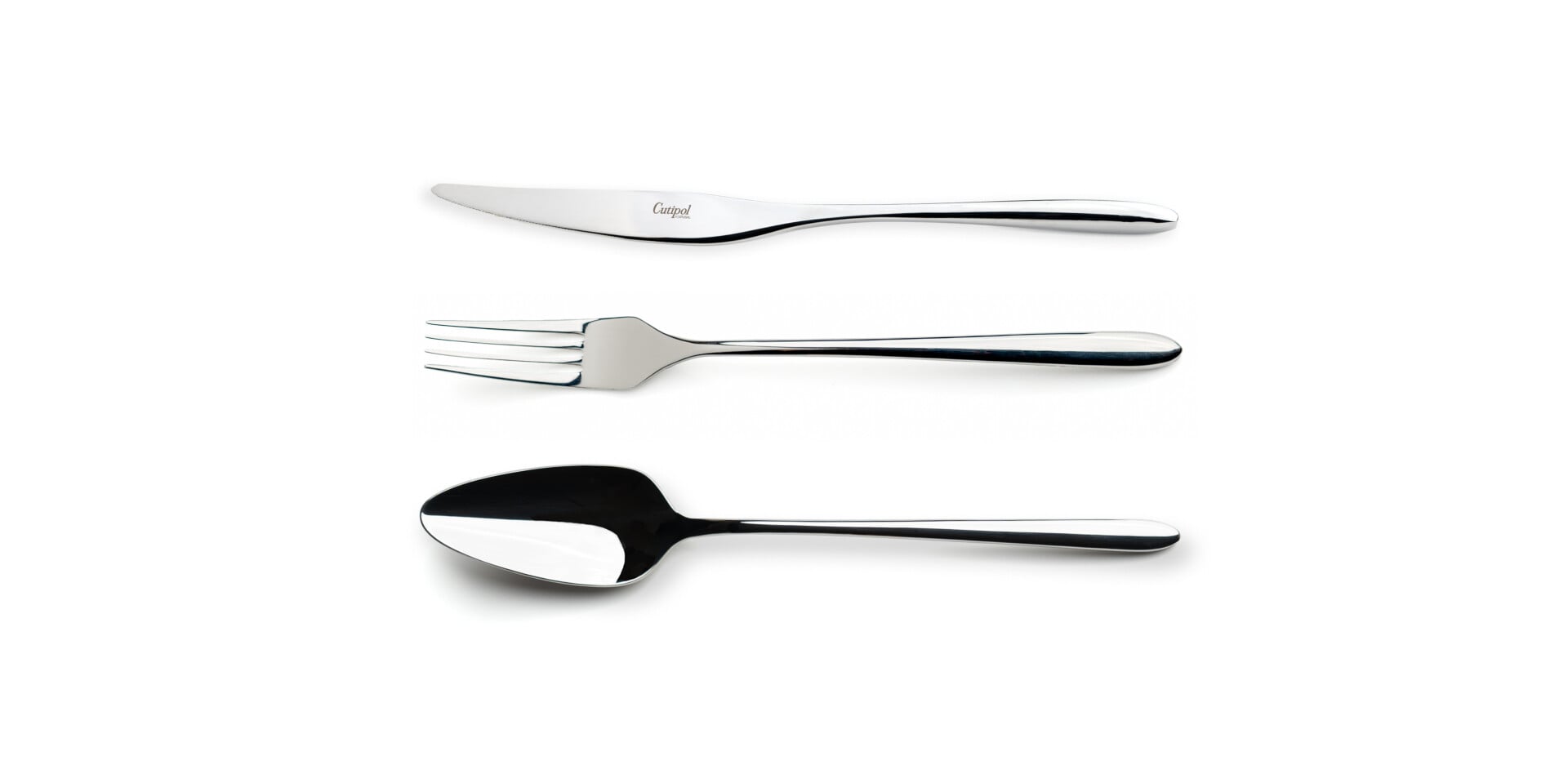 Cutipol Cutlery AM Aires Mateus Polished with serving fork, carving knife, serving spoon