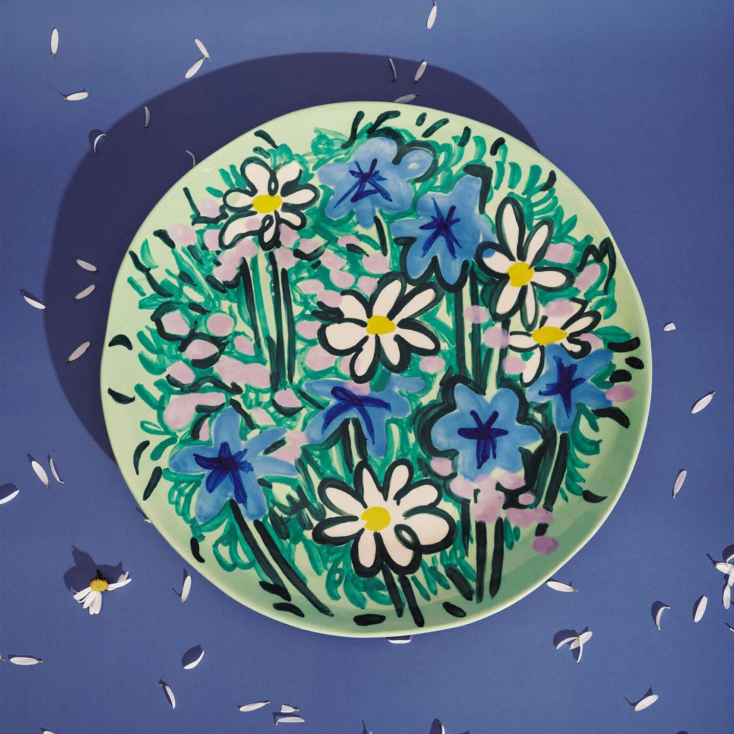 SERAX Serving Spring – Serving plate green/blue #3
