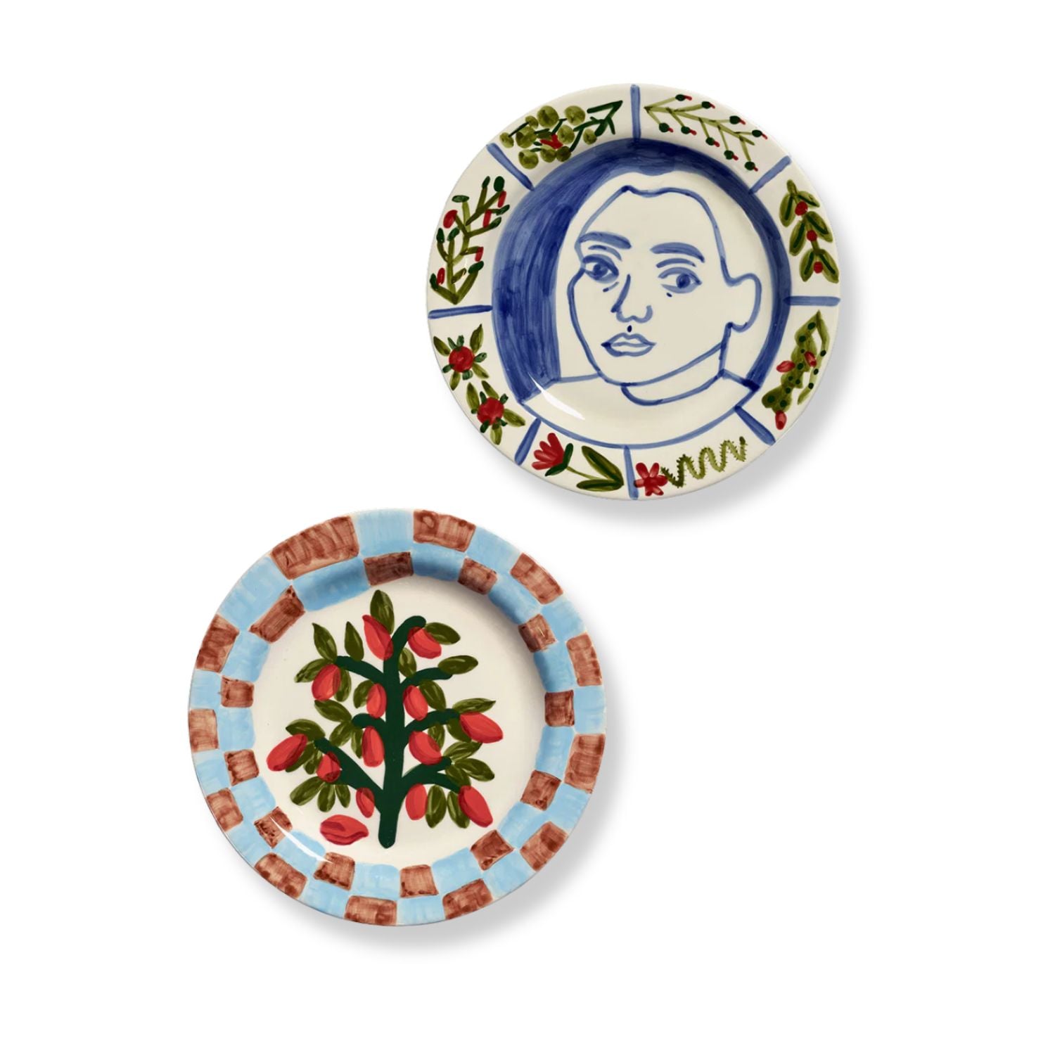 SERAX Santiago De Borja - Set of 2 dinner plate Inti munay #1