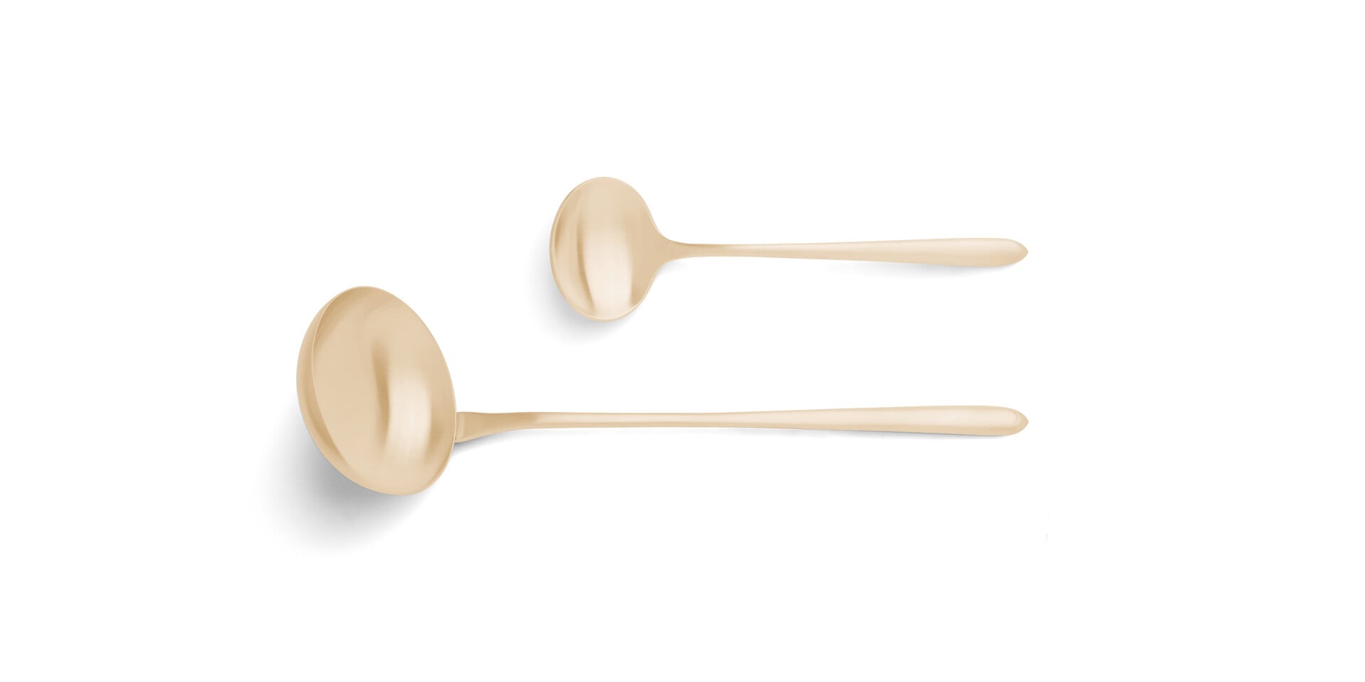 Talheres Cutipol AM Aires Mateus Matte Champagne com Concha Terrina e Colher de Molho