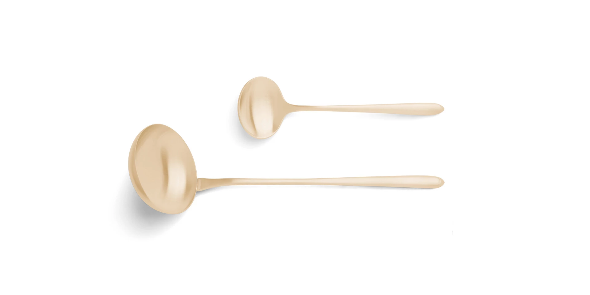 Talheres Cutipol AM Aires Mateus Matte Champagne com Concha Terrina e Colher de Molho